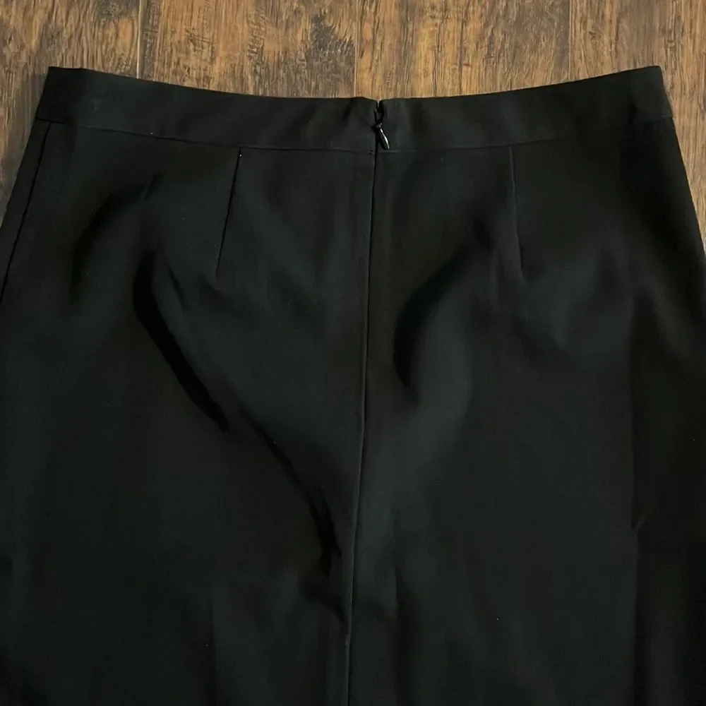 Guess Authentic Black Vintage Pencil Skirt with slit S 27 NWT - Picture 7 of 7